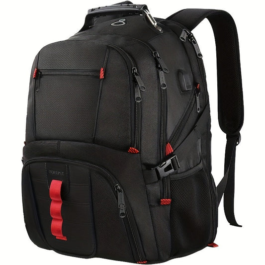 Extra-Large Capacity Travel Backpack with USB Charging Port