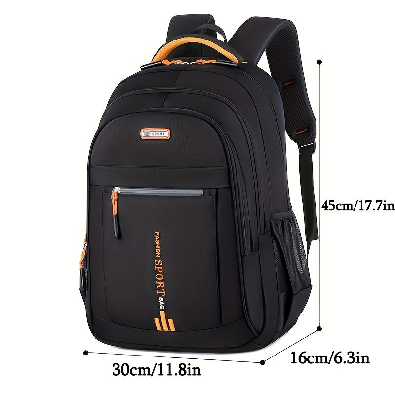 Unisex Large Capacity Nylon Backpack