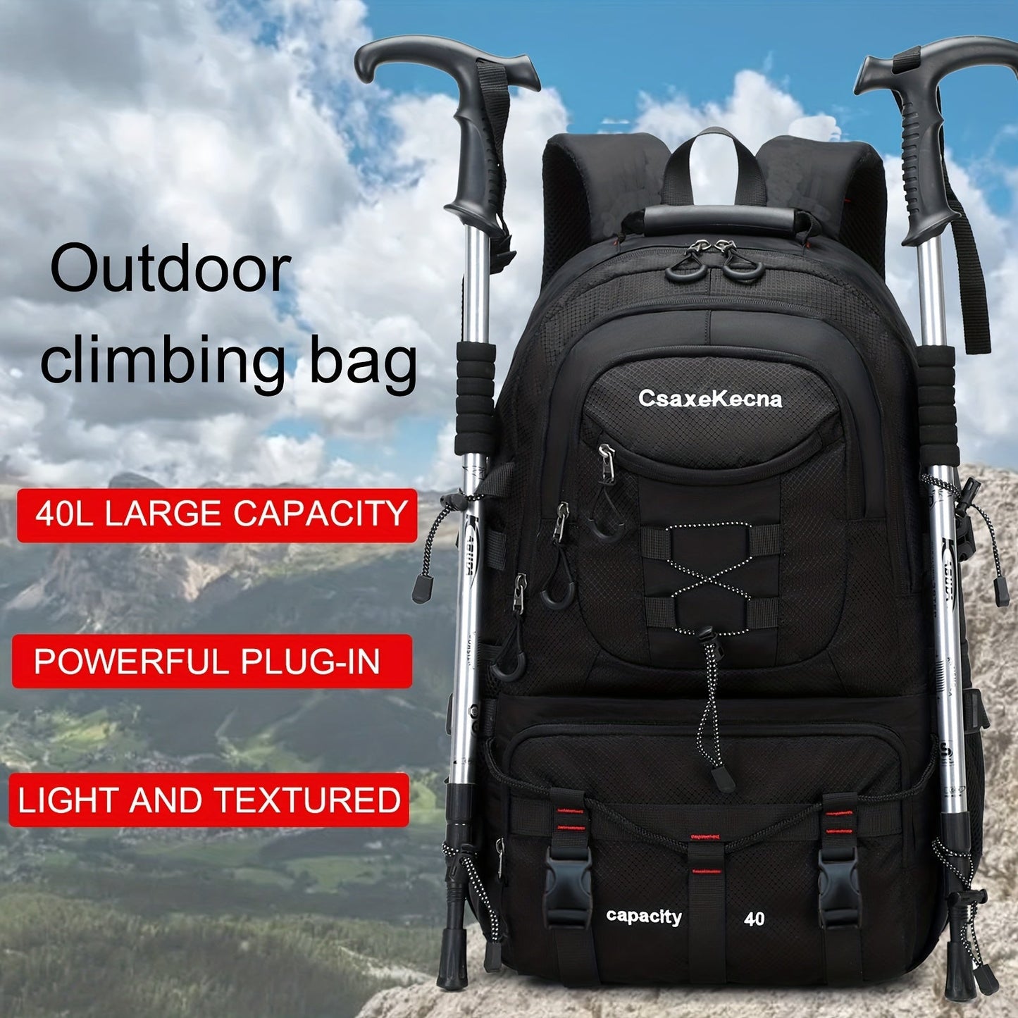 Ultra-Lightweight Travel Backpack - Durable & Compact