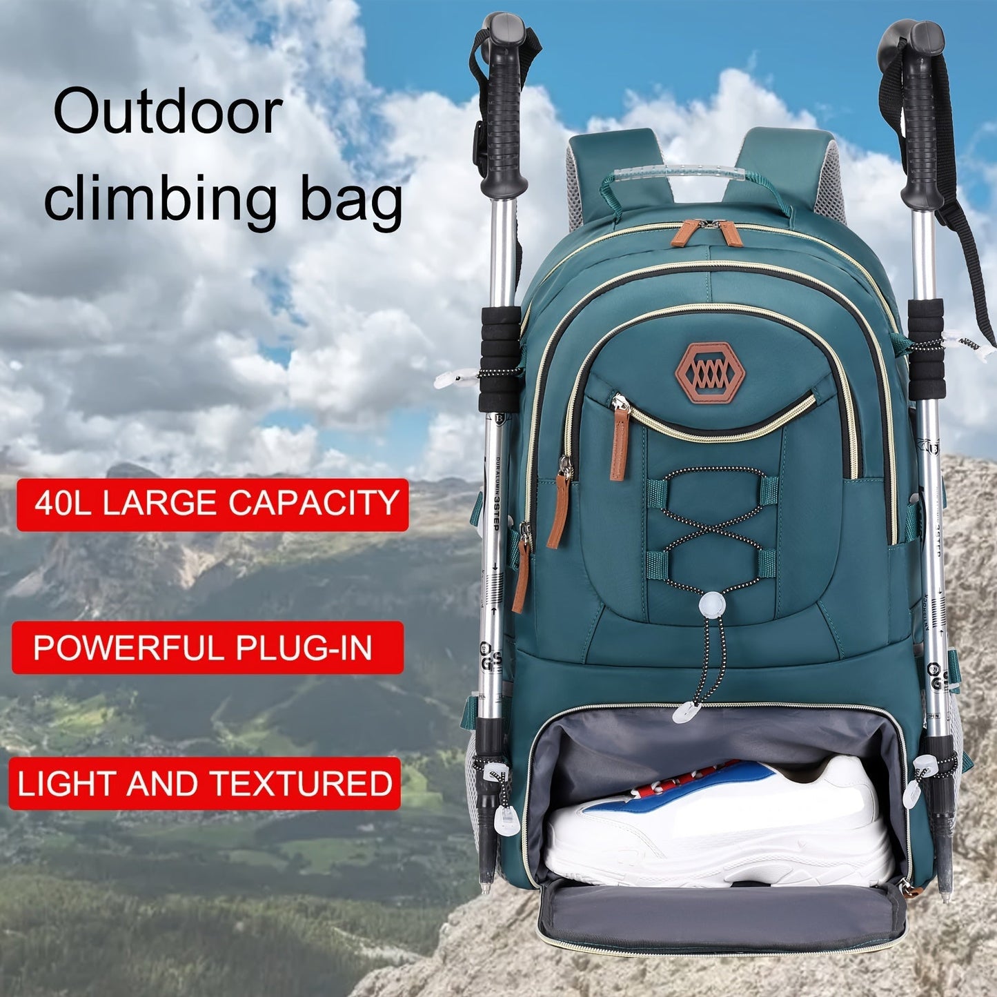 Large Capacity Travel Backpack - Durable & Versatile