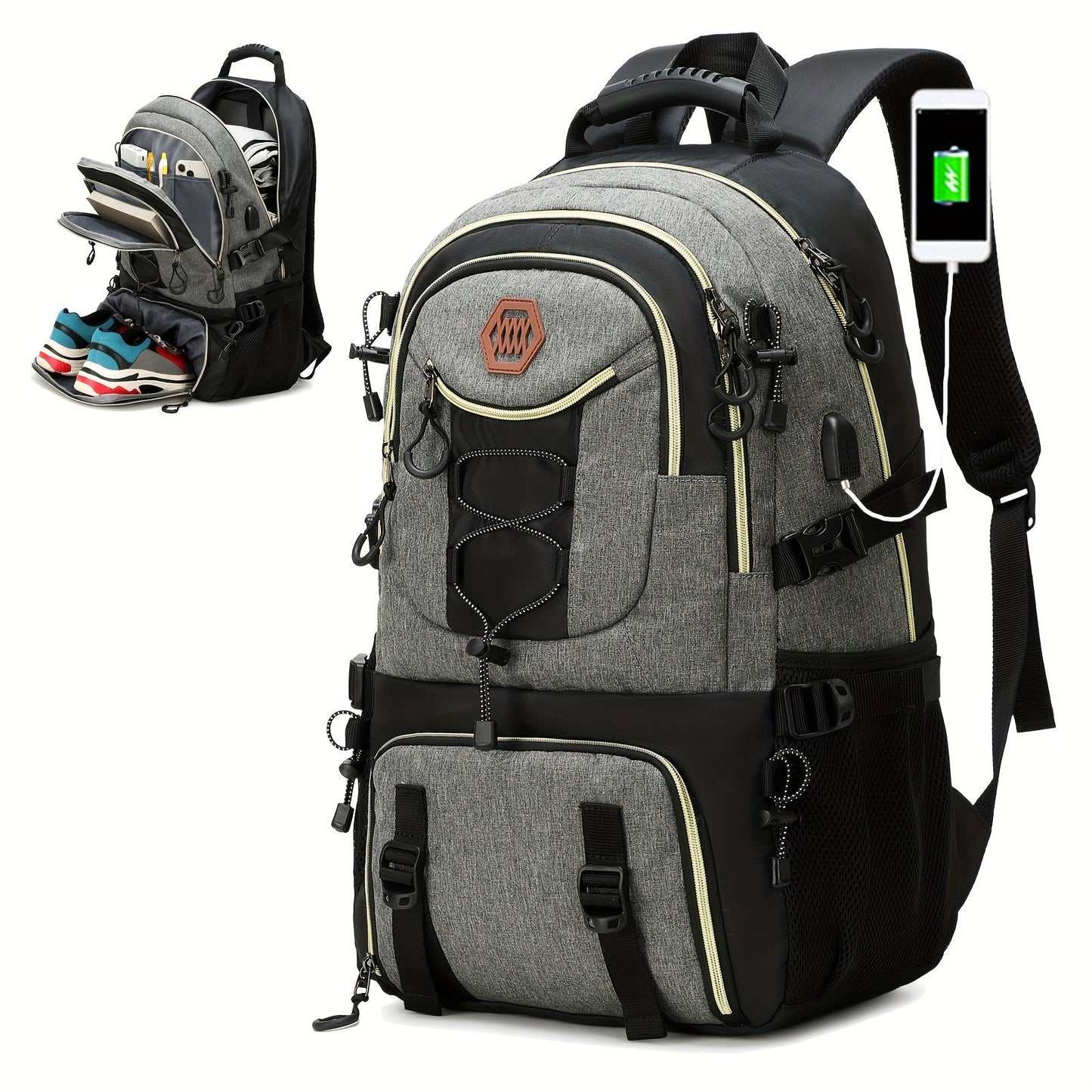 Large Capacity Travel Backpack - Durable & Versatile